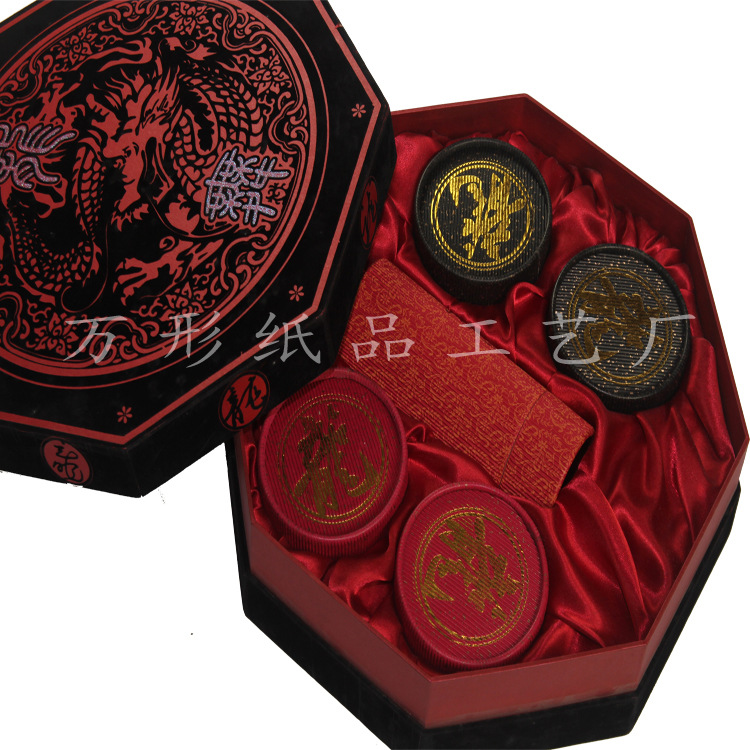 復(fù)古高端月餅包裝禮盒 廣州天河萬形紙品工藝廠的精湛工藝之作